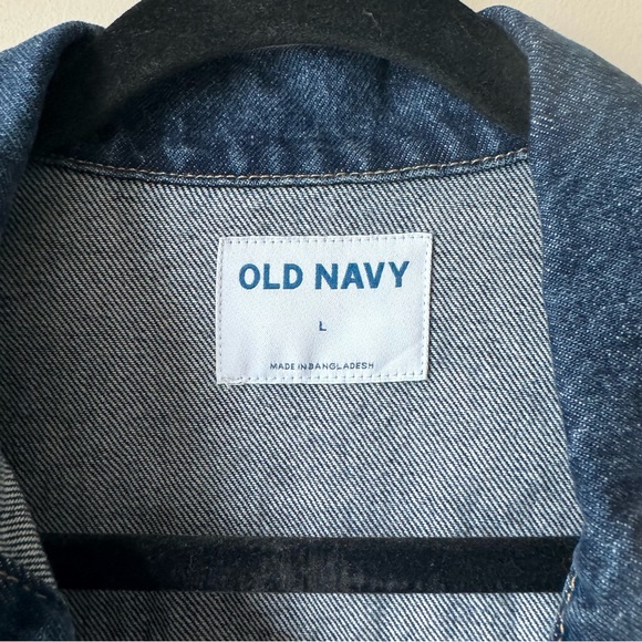 Old Navy Dark Wash Denim Jacket - Picture 5 of 5